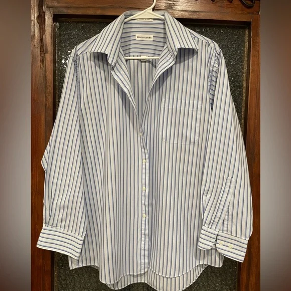 Pierre Cardin Shirts Mens Pierre Cardin Long Sleeve Striped